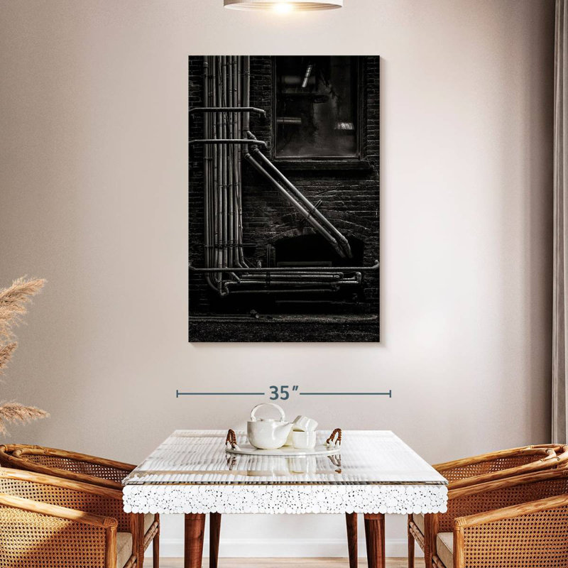 Lilie Alleyway Pipes I, 30" H x 20" W