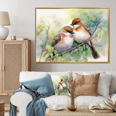 Birds of Spring III, reproduction d'art sur toile