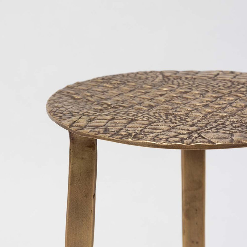 Table d'appoint Saxon - laiton antique