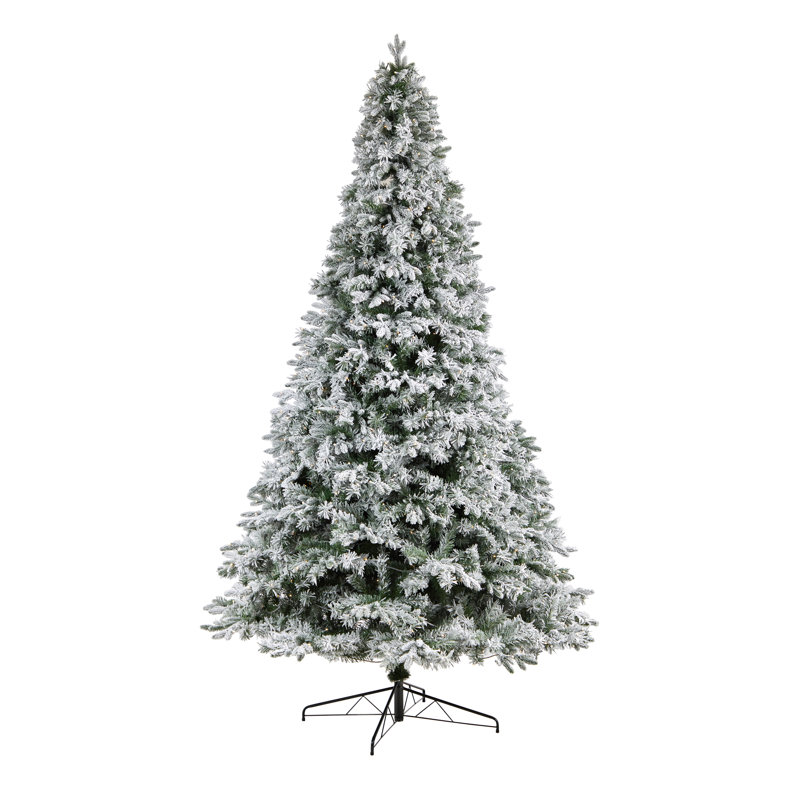 Lighted Artificial Christmas Tree, 10' H