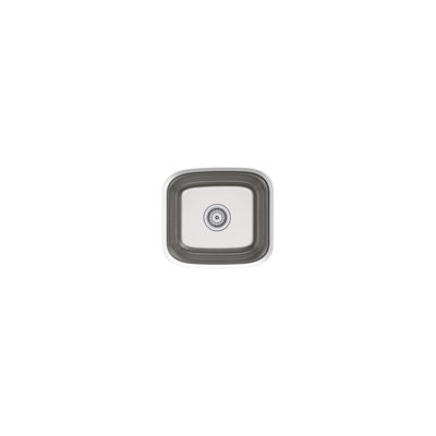 Springdale 17.75'' L Single Bowl Stainless Steel Kitchen Sink