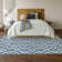 Premium Machine Washable Cerrito Blue Rug