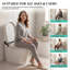 Toilette Smart Bidet, hauteur de chaise ADA, aucune limite de pression d'eau, couvercle à ouverture automatique, chasse aux pieds, stérilisation aux UV, siège chauffant, lavage féminin à l'arrière, séchoir à air, veilleuse à DEL, télécommande à deux boutons, chasse d'eau d'urgence, blanc