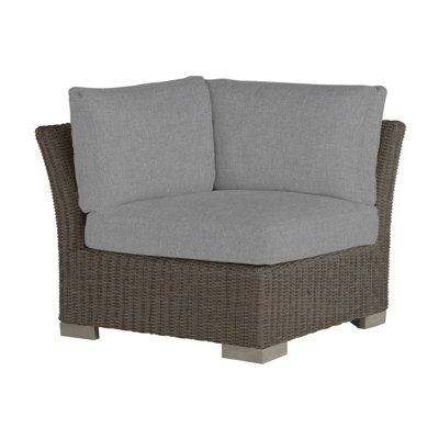 Club Woven Patio Lounge Chair with Cushions
