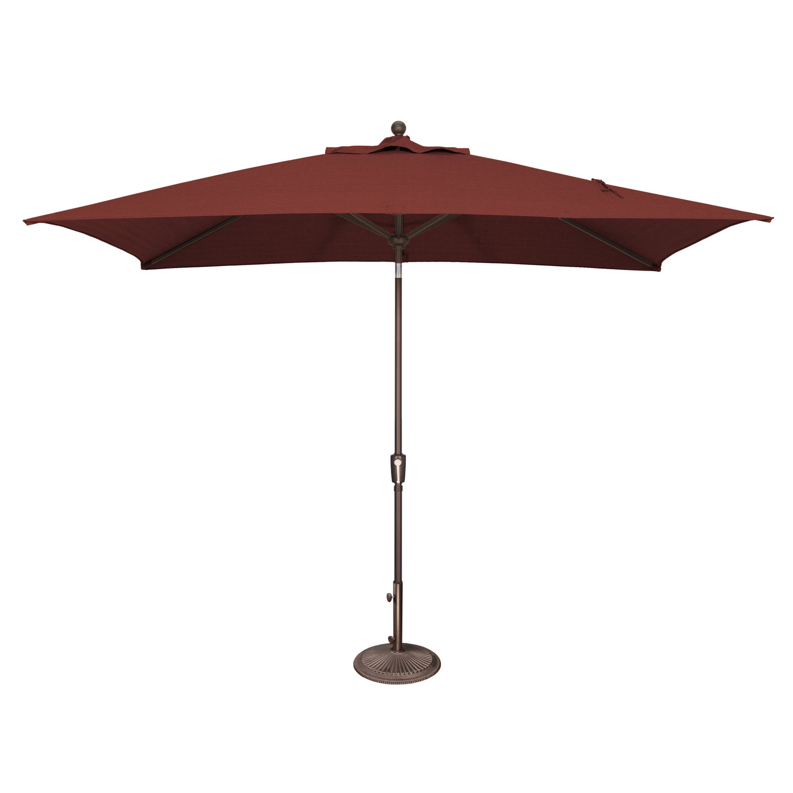 Launceston 78'' Outdoor Umbrella, Bronze, Henna Sunbrella Acrylic