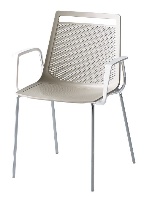 Chaise d'invité Akami, blanc