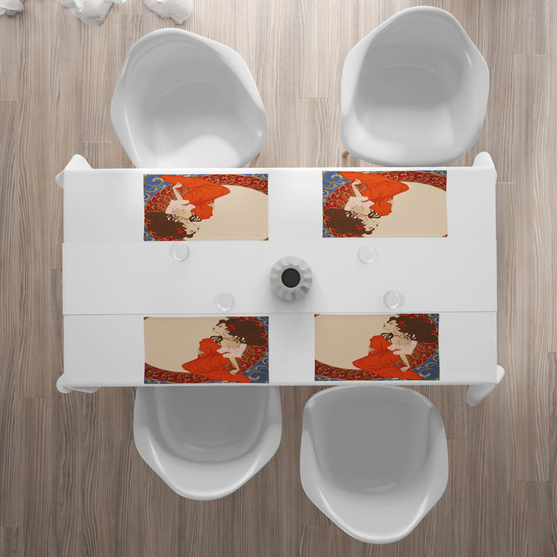 Polyester Abstract Rectangle Placemat