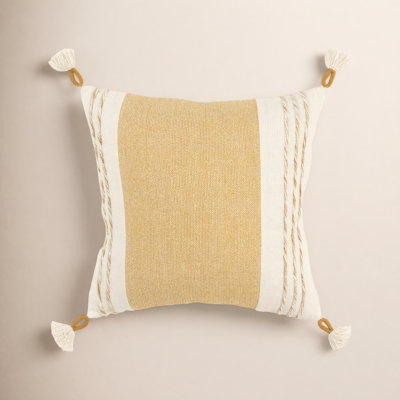 Arnell 100% Cotton Throw Square Throw Pillow