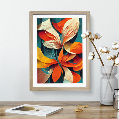 Abstract Floral No.1 - Framed Print