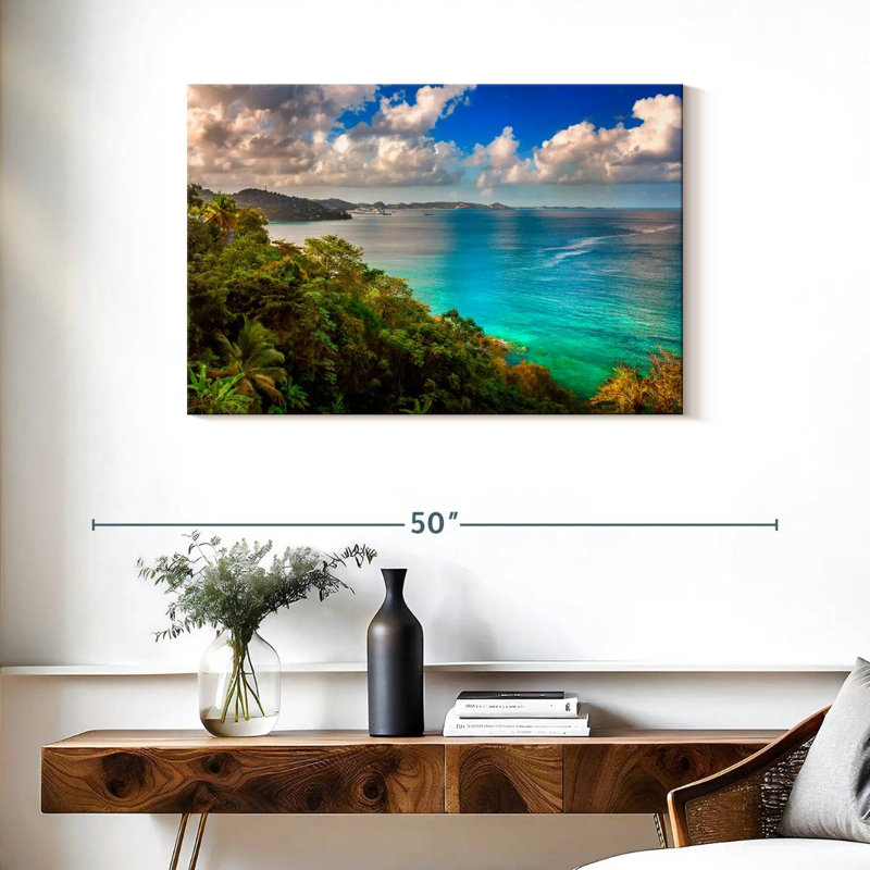 Gillard Grenada Island Bay, H 24 po x l 36 po