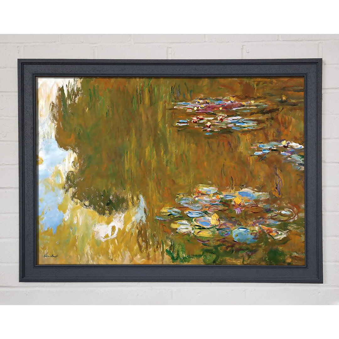 Gerahmtes Leinwandbild The Water Lily Ponda von Monet