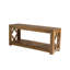 Banc de rangement en bois massif Dezider-437020833