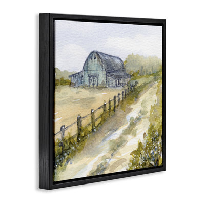 Cadre flottant Blue Barn Lane, design par Patti Bishop