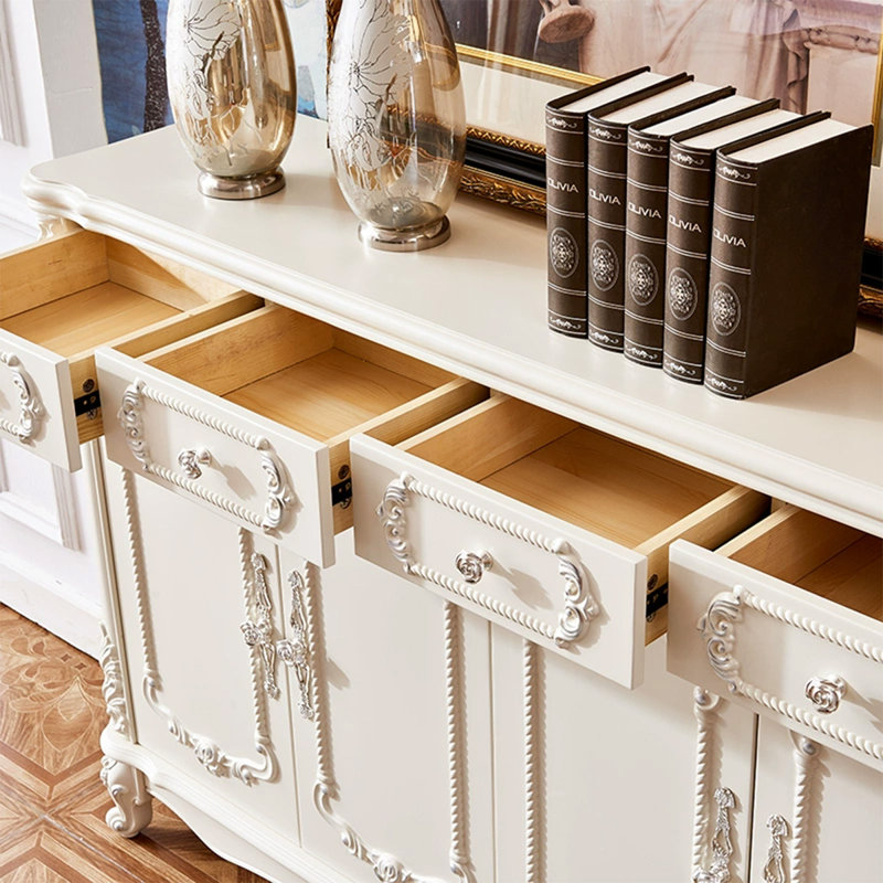 Banc de rangement blanc en bois manufacturé