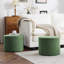 Pouf rembourré 17,7 po x 17,7 po x 13,8 po-1228236162