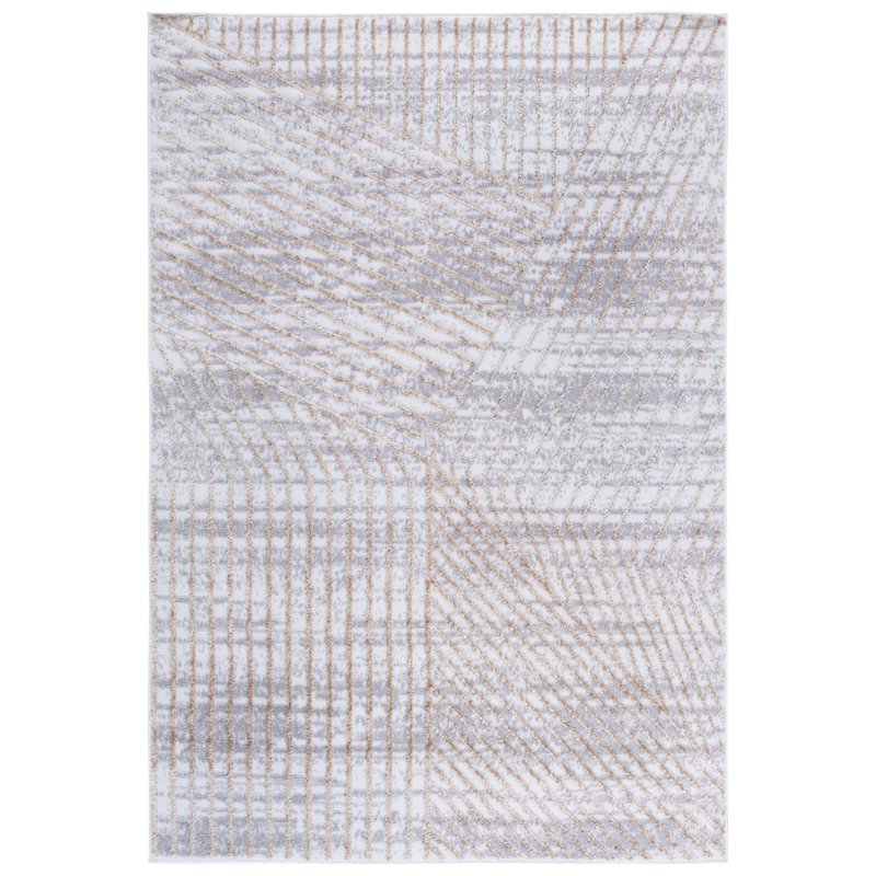 Markley Performance Abstract Rug, Rectangle 5'3" x 7'6"