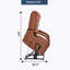 Fauteuil inclinable Power Leatheraire Lift-2062125052