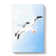 Seagulls In Flight In Abstract - Wrapped Canvas Print