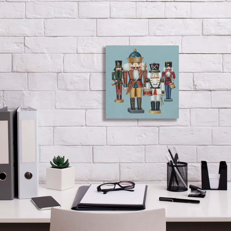 Art mural sur toile Winston Porter «King Nutcrackers» par David Carter Brown, H 12 po x l 12 po x P 0,75 po