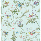 Anthology Hummingbirds Floral Wallpaper Roll