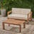 Genser Loveseat & Coffee Table
