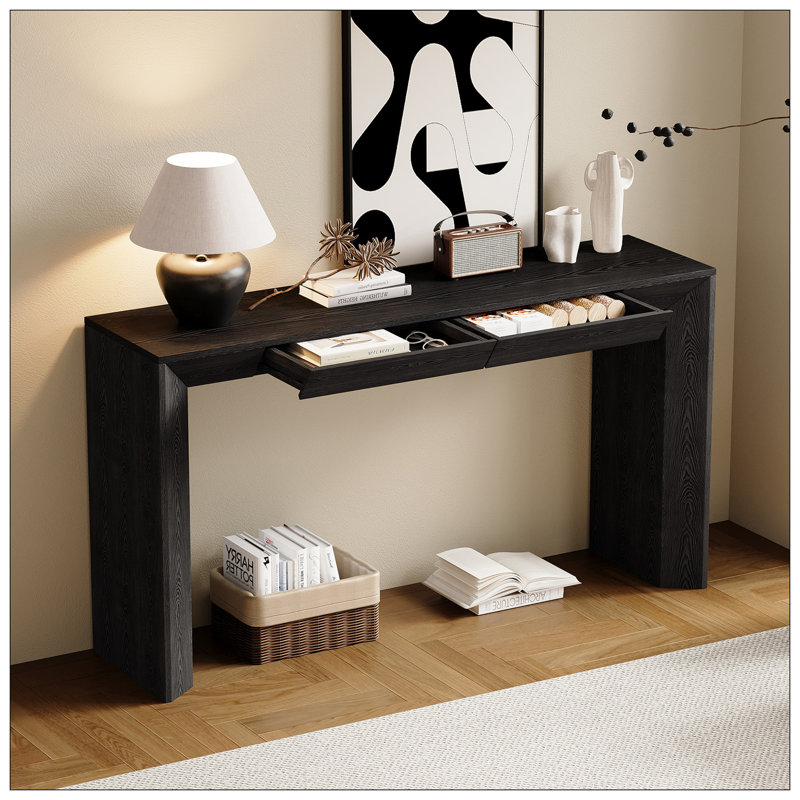 Console pour le salon, Noir