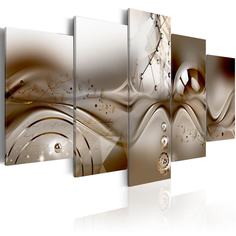 Disharmonie artistique 5 pièces, H 40 po x l 80 po x P 0,7 po
