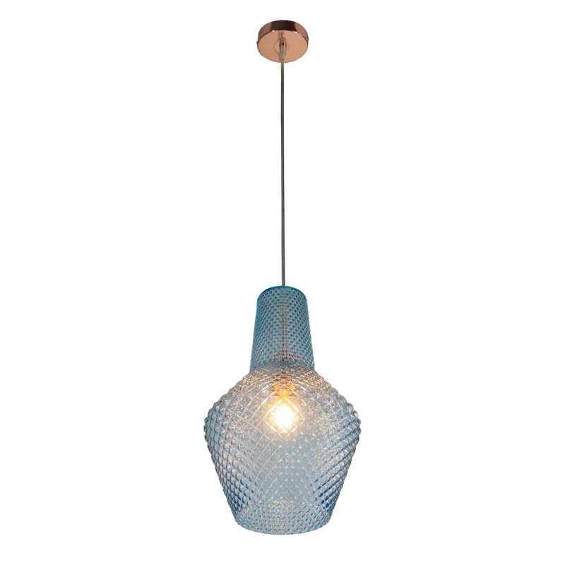 Kane 1 - Light Copper Teardrop Pendant