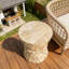 Outdoor Side Concrete Table for Patio Indoor Outdoor