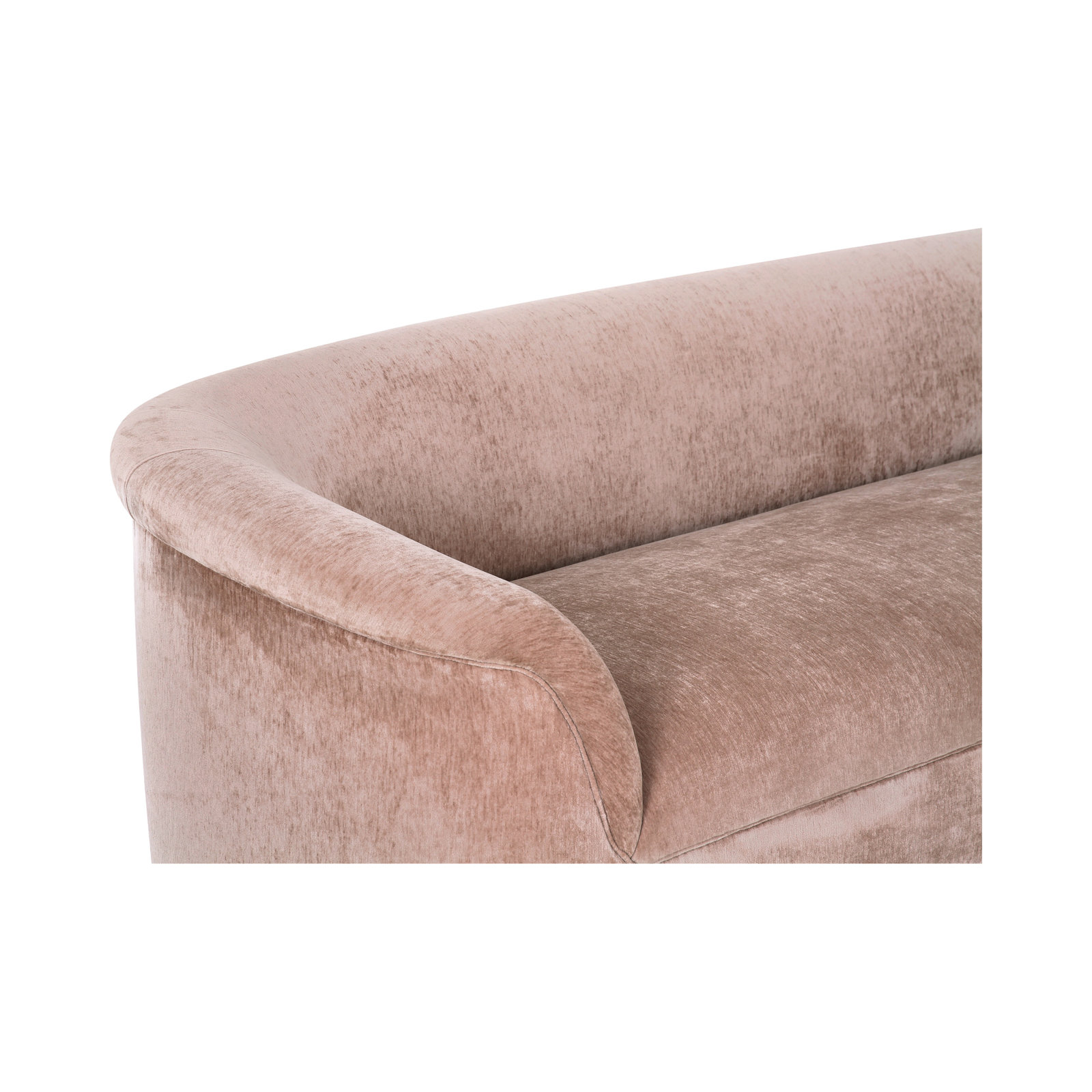 Arthur 109'' Chenille Upholstered Sofa, Pink