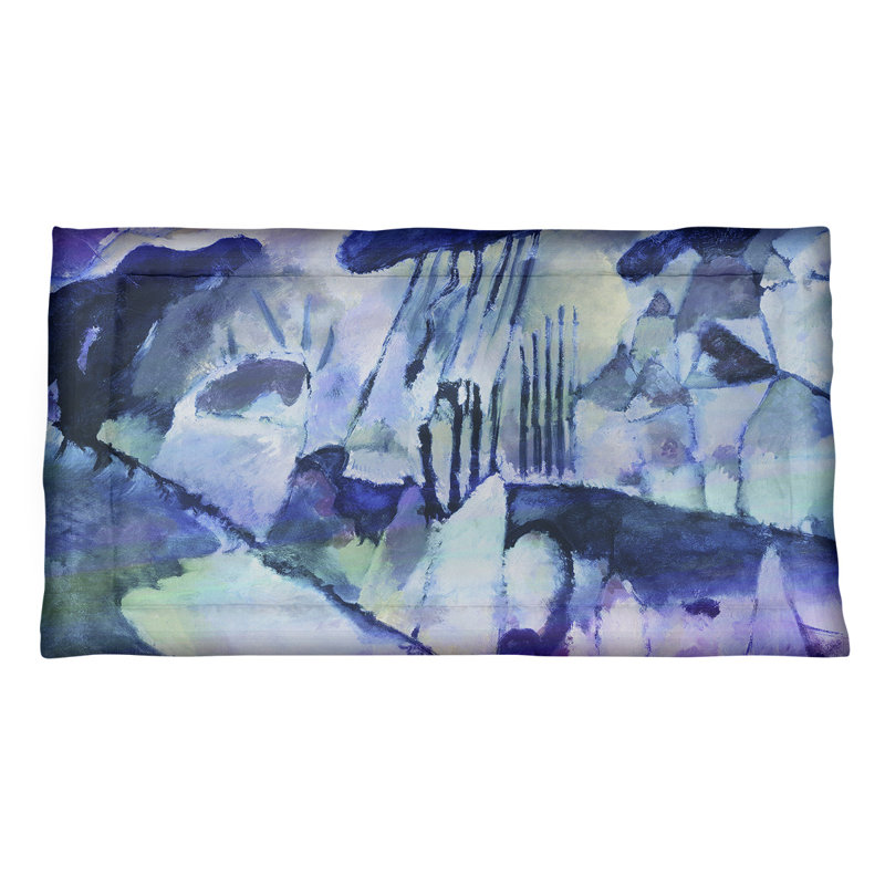 Taie décorative Wassily Kandinsky, Microfibre, Très grand, Bleu