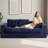 Boneless 3 Seater Beige Couch For Living Room Boneless Couch With Tufted Cushion And Backrest Upholstered Floor Sofa-549739901