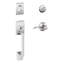 Century Handleset with Deadbolt and Accent Door Lever and Rosette-40779443-40779451