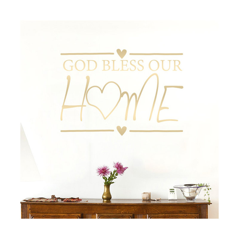 Wall Decal, Shiny Gold, Medium