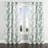 Coastal Velvet Curtains - Green Eucalyptus Air Grommet Curtain - 1 Panel-718621849-718621848