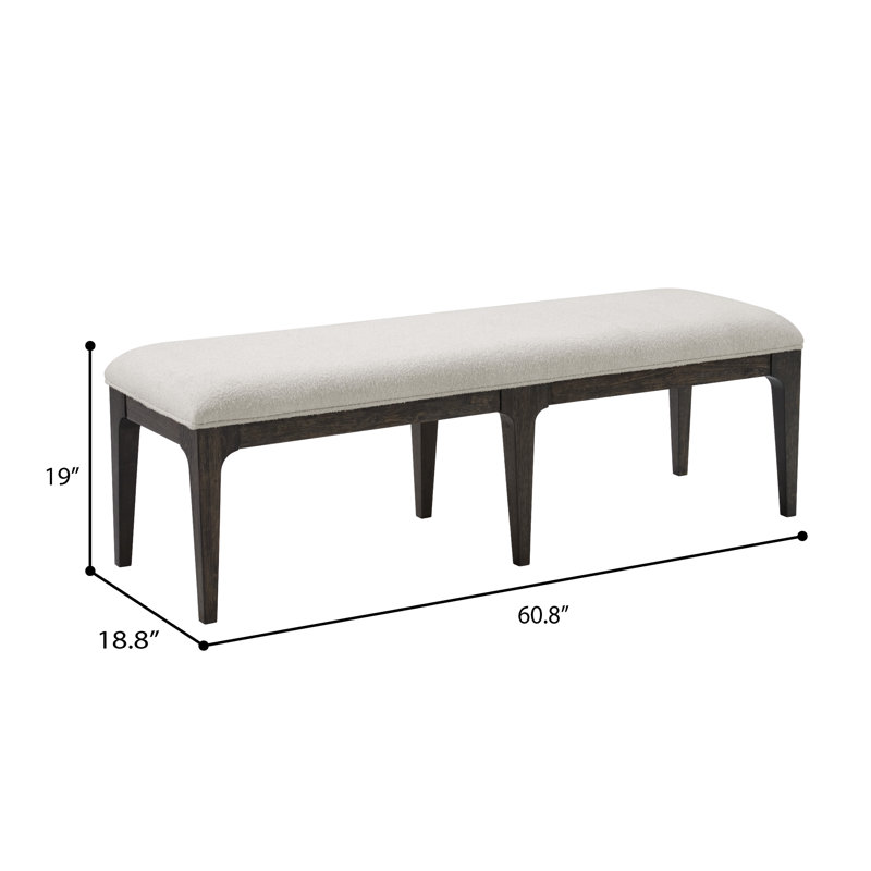 Banc de salle à manger en tissu