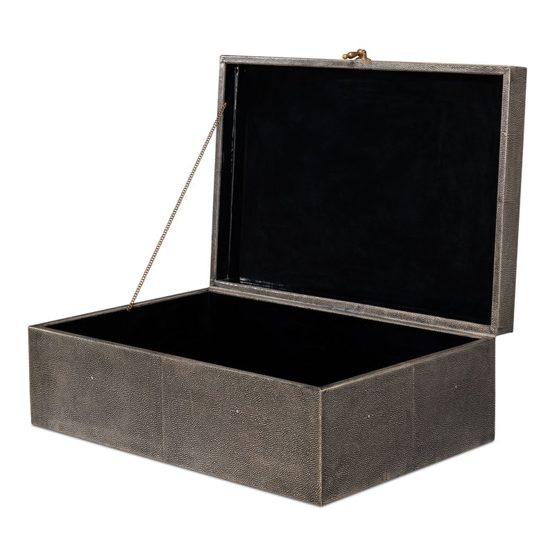 Shagreen Accent, Black Shagreen Antique