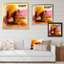 Modern Energetic Color Dance - Impression moderne sur bois-1837131945-1837131951