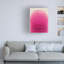 «Tom Quartermaine», art abstrait sur toile rose-1579534169