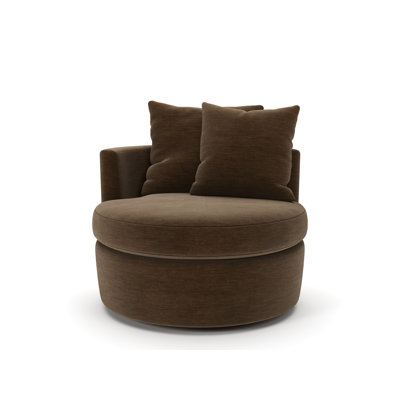 Dara Upholstered Swivel Accent Chair