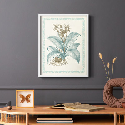 Reproduction encadrée Willow Blue Besler III - bois massif