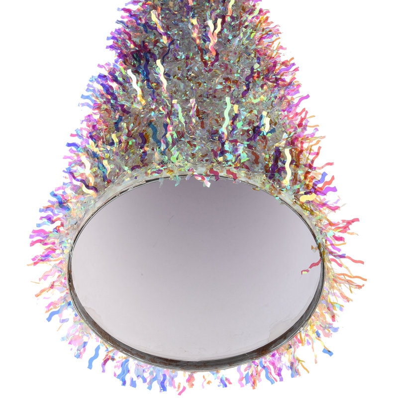 Iridescent Cone Tree, Purple, 20" H x 6" W x 6" D