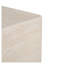 Table d'appoint d'extérieur, fini travertin beige, ensemble de 1