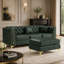Canapé modulaire Chesterfield avec 3 coussins