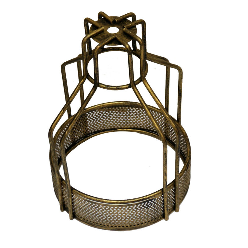 24cm H Metal Novelty Lamp Shade ( Uno ), Brushed Brass