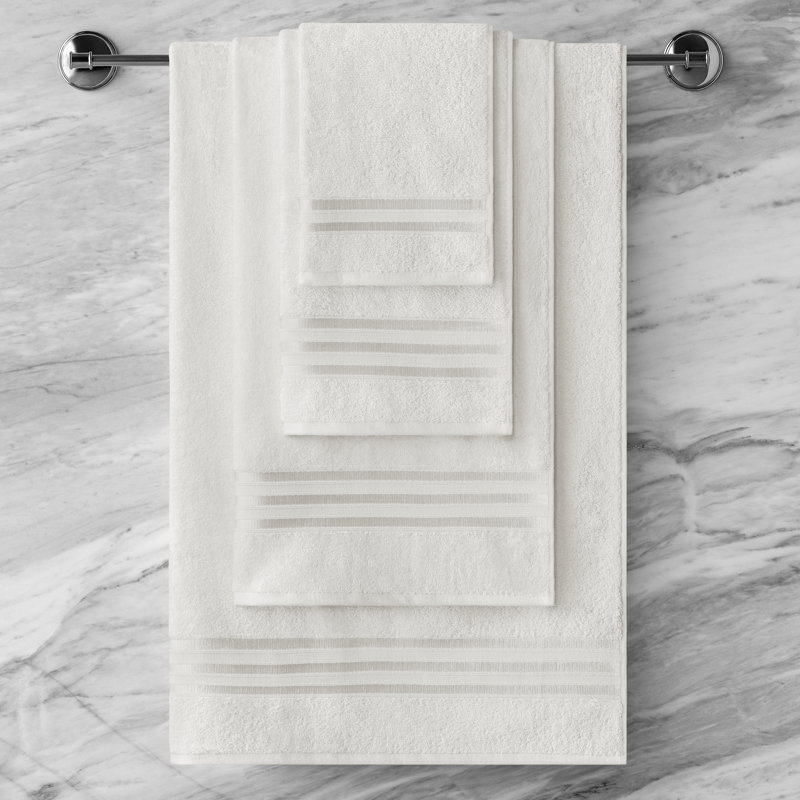 100% Cotton Towel, Cream, Bath Towel - 1 Pack
