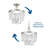 Galene Glass Semi Flush Mount-753998618