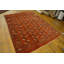 Rustic Bokara Design Antique Tekke Allover Tribal Geometric Turkmen Rug