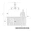 Luminaire suspendu 3 lumières Bunton