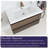 Derrald 36'' Single Sink Wall Mounted Bathroom Vanity with Resin Top-1196554828